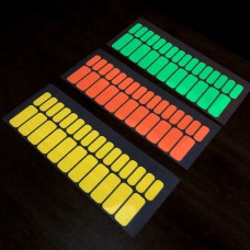 27Pcs Switch Luminous Sticker Glow in Night Rectangle Button Label DIY Home Decoration Glow In The Dark Waterproof Wall Stickers
